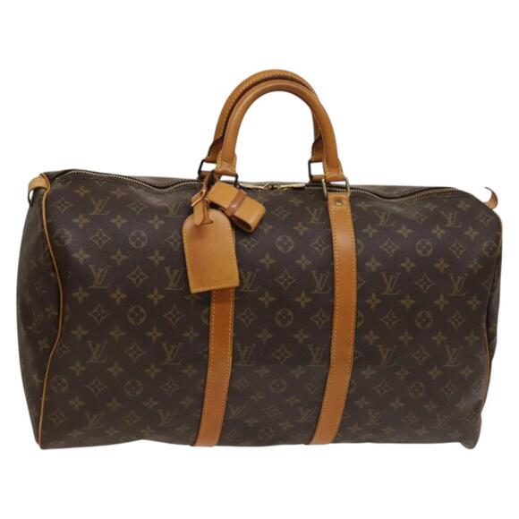 LOUIS VUITTON Monogram Keepall 50 Boston Bag M41426 - Picture 1 of 16